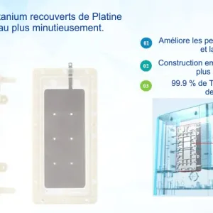 GENESIS 1 -  counter top water ionizer (pH 10, 5 titanium plates) - EOS Hitech - Image 8